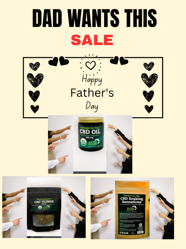 Father's Day Bundle 2 - 1/8 Flower, 500mg CBD Oil, 4oz Soaking Sensations. Save! - Image 2